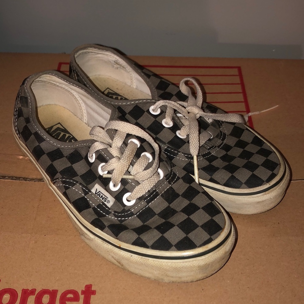 Checkerboard authentic vans